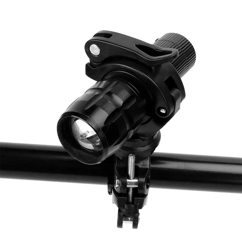 360°Rotation Cycling Clip Clamp Flashlight Mount Holder Bicycle Bike LED Light Flashlight Torch Mount Holder Bicycle Accessories