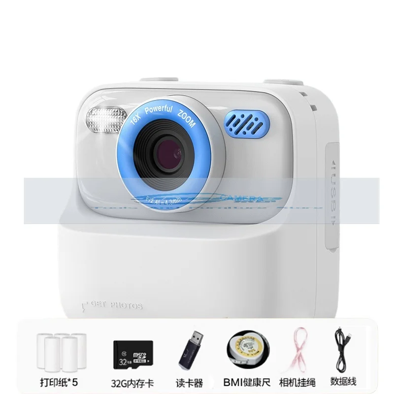 High definition Polaroid children's camera can take pictures, print video, video color automatic digital student toy gift