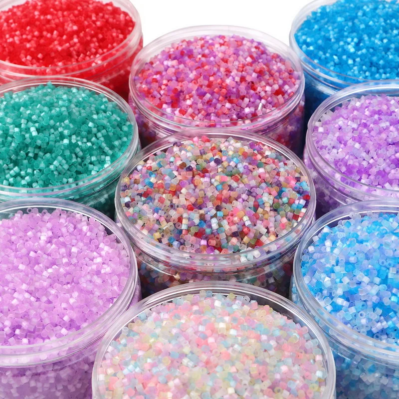 2.5mm 10g/bag Cat's Eye Seed Beads Approx 740pcs Colorful High Quality Charm Loose Beads With Hole Handmade DIY Bracelet Finding