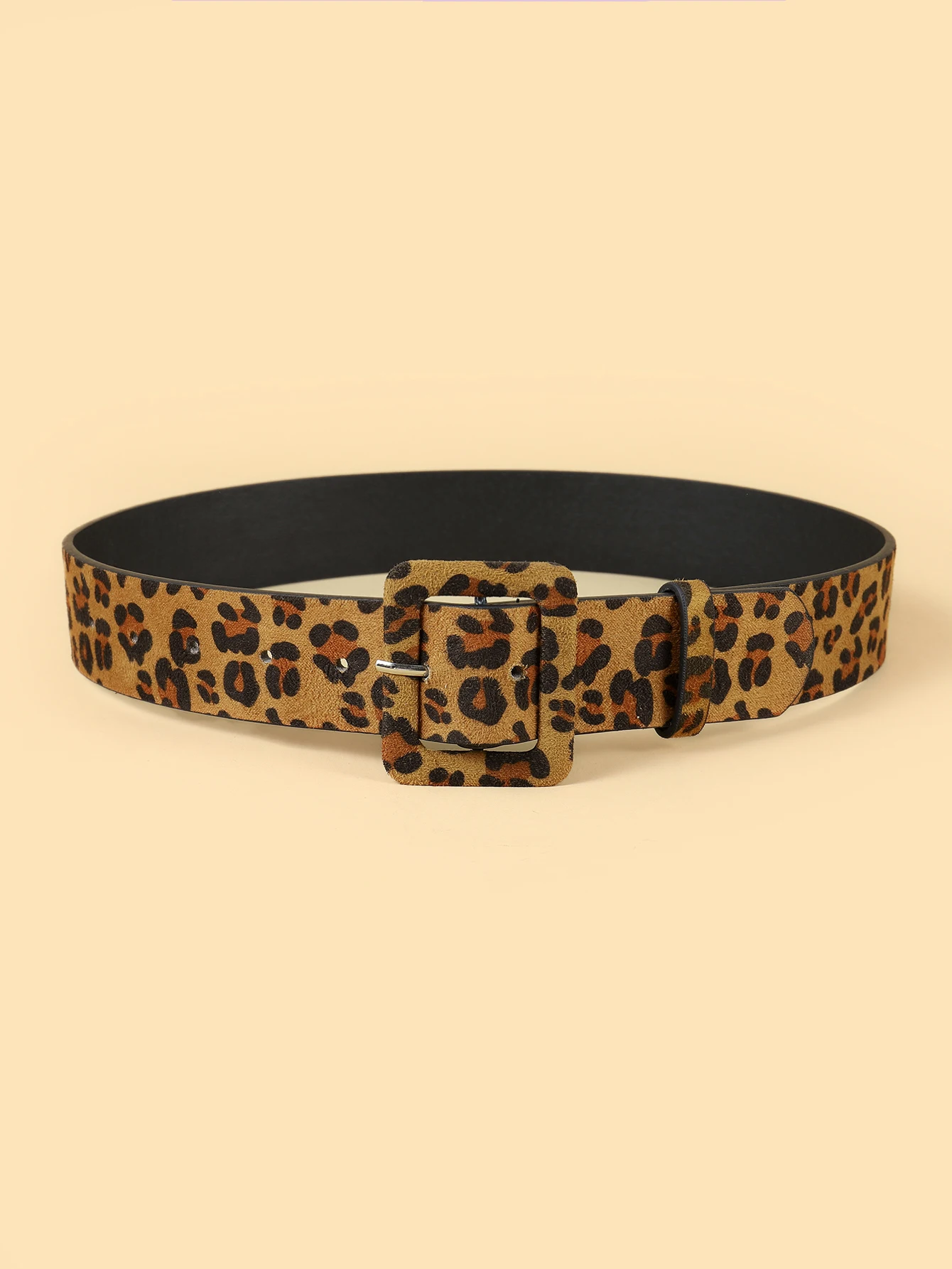 Boho Style PU Leather Black and White Leopard Leather Three Colors Available Women Dress Slim Fit Women Dress Belt