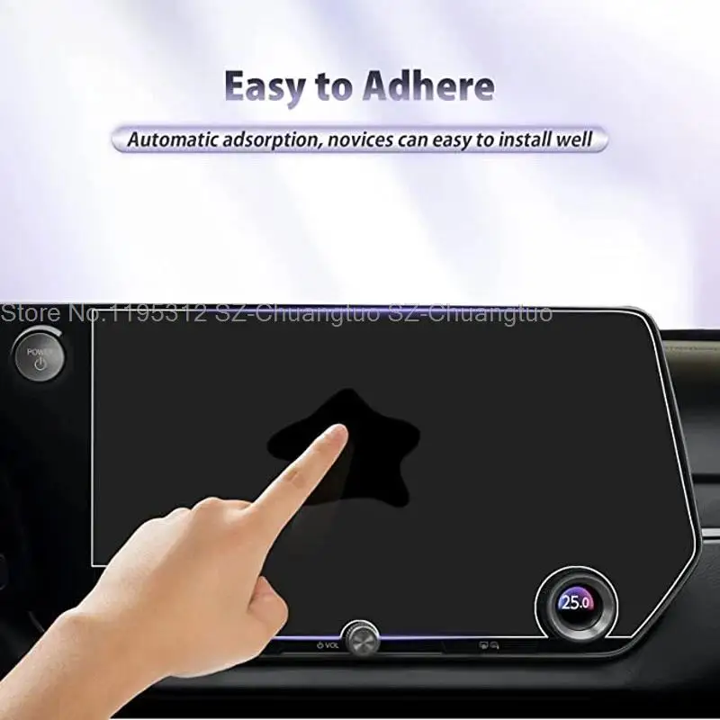 Tempered glass Screen Protector Film For Lexus RX 2023 2024 14 Inch GPS Navigation  Screen Infotainment Display Film