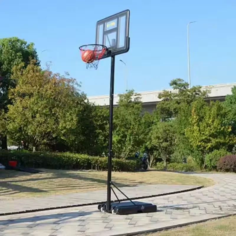 

2026 2.1-2.6m Height Adjustable Basketball Hoop Stand Basketball Rim Basketball Backboard Outdoor