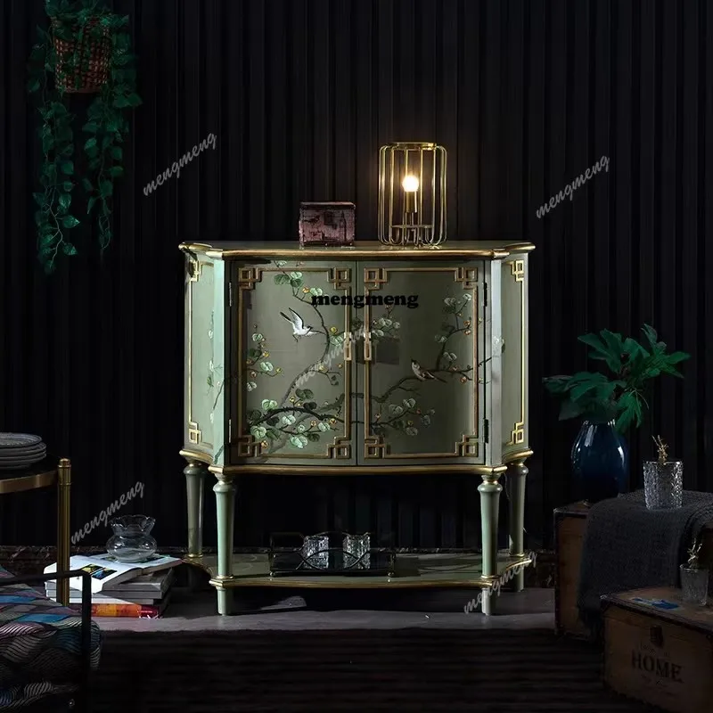 

Шкафы для гостиной в американском стиле ретро, украшение середины века, элегантный шкафчик для хранения, деревянная дизайнерская мебель, минималистский стиль