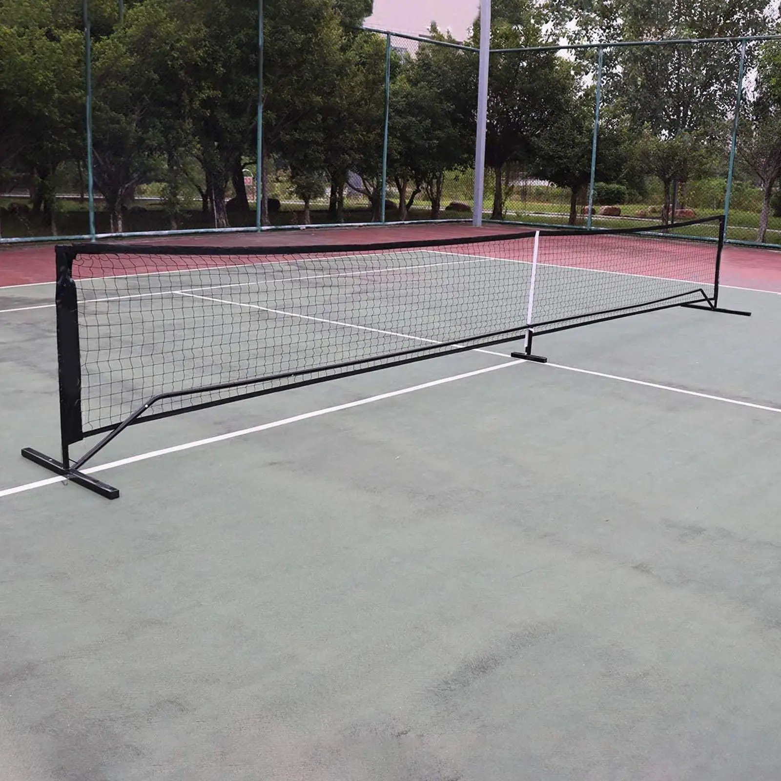 

Portable Pickleball Net 22ft Easy Setup Lightweight Tennis Net for Indoor