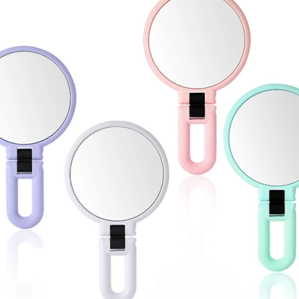 10X Magnifying Makeup Mirror Cosmetic Led Locking Suction Cup Bright Diffused Light 360 Degree Rotating Cosmetic Makeup