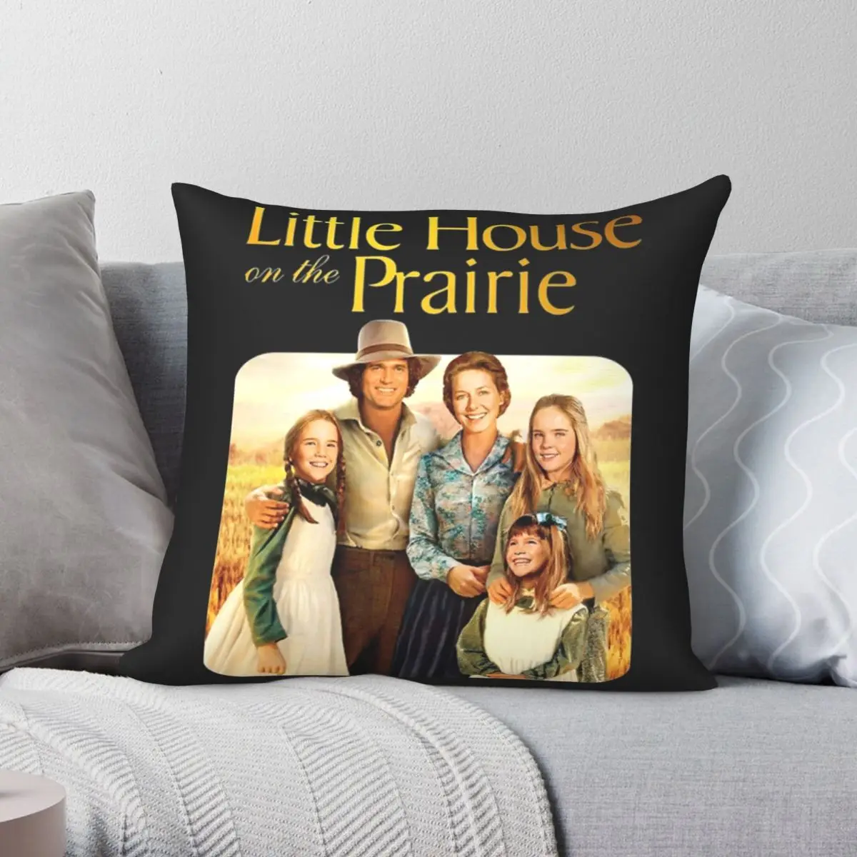 Little House On The Prairie Pillowcase Polyester Linen Velvet Pattern Zip Decor Throw Pillow Case Home Cushion Cover 18