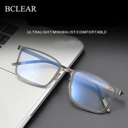 2023 Vintage Myopia Optical Male Eyewear Pure Titanium Glasses Frame for Men Retro Squre Prescription Eyeglasses Frames Women