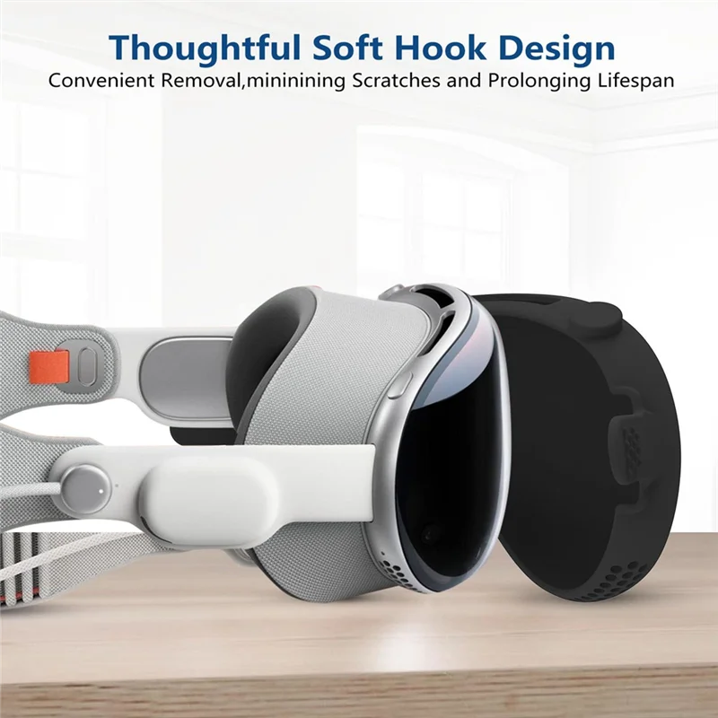 For  Vision Pro Silicone Eye Mask Kit For Vision Pro Console Case Dustproof VR Accessories