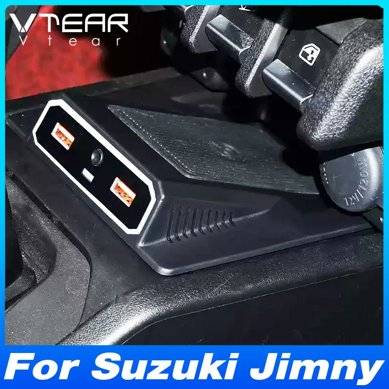 

For Suzuki Jimny Jb64 Jb74 (2019-2024) Wireless Car Charger - Fast Charging Mobile Phone Panel Adapter | Modification Accessory