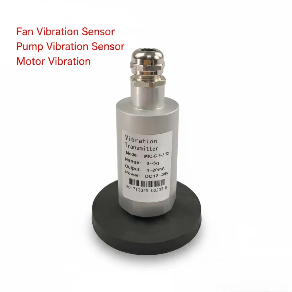 Industrial IP67 4-20mA RS485 LoRa Wireless Single-axis Three-axis Vibration Sensor