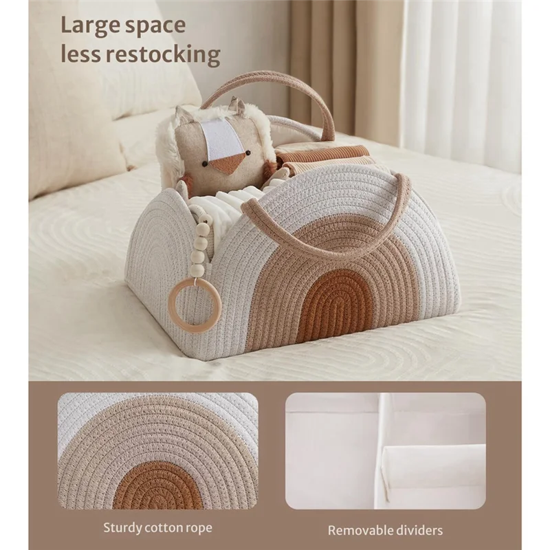 

WOWFU-Large Baby Shower Box For Newborn Necessities, Portable Mummy Bag For Baby Products And Large-Capacity Diaper Bag.