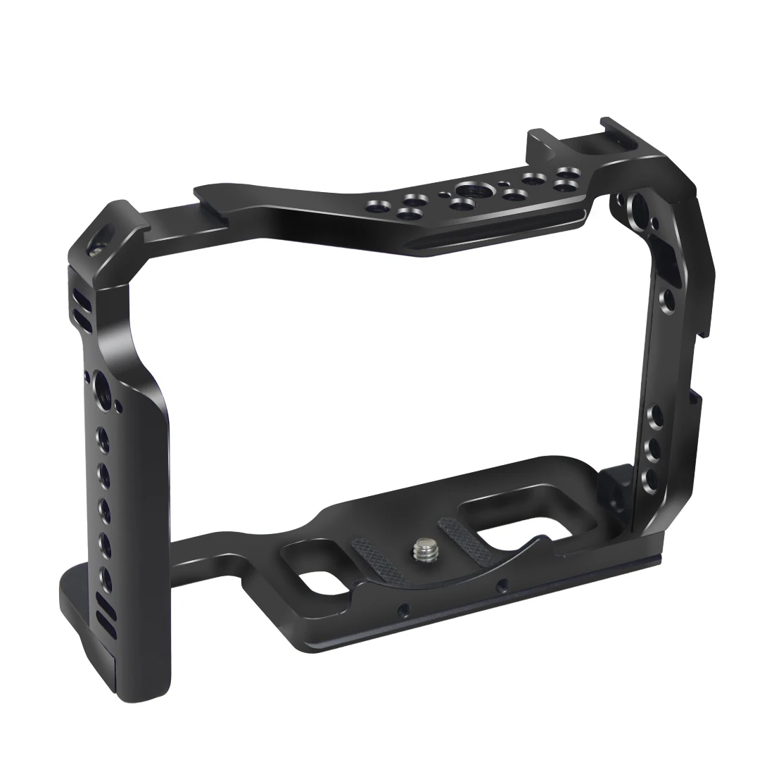 A7M4 A7R4 Kamera Vollkäfig Rig Griff Griff Arca-stil Kalten Schuh Halterung ARRI Ortung für Sony Alpha 7S III IV A7M3 A73 A7R3 A7S3 – Detail 12