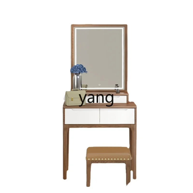 Yhl Meter Solid Wood Oak Dressing Table Bedroom Simple Modern Makeup Table