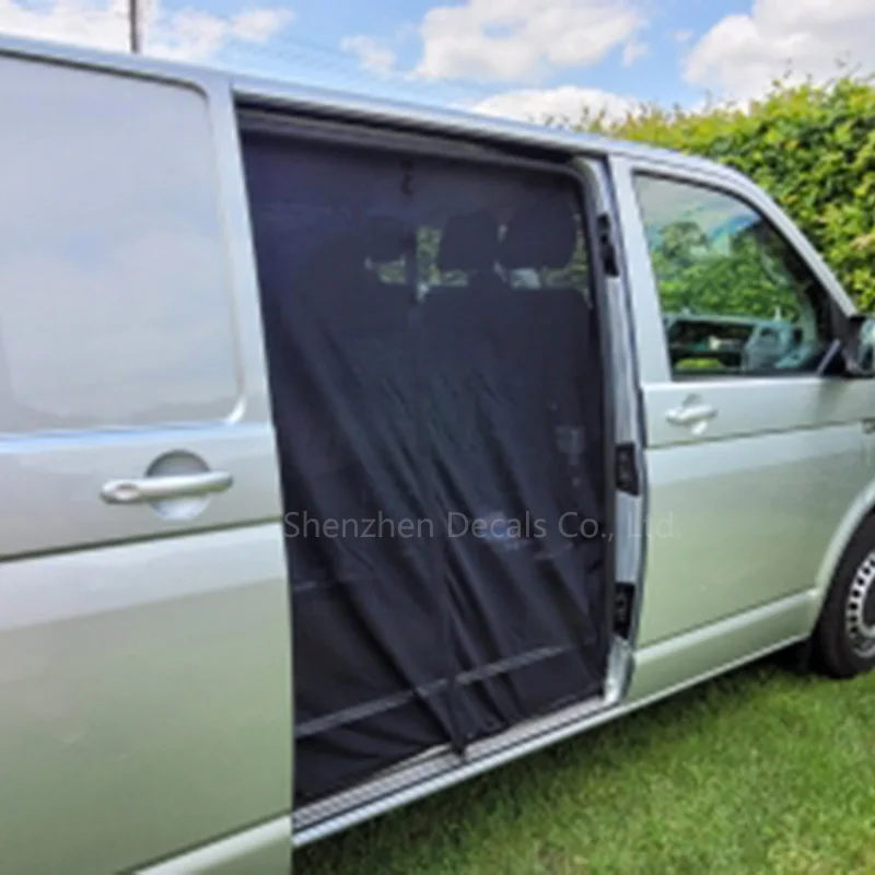 Magnetic Screen Sliding Door Flyscreen Mesh Van Fly Net For VW T5 T6 Transporter