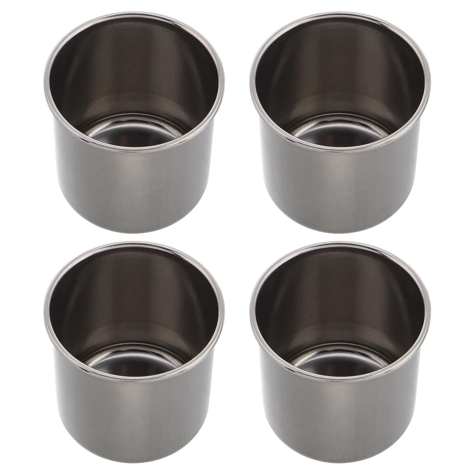 

4pcs Steel Water Cups Drinking Glasses Chinese Tea Cup Household Kids Camping Mugs Chinese Tea Metal Glass