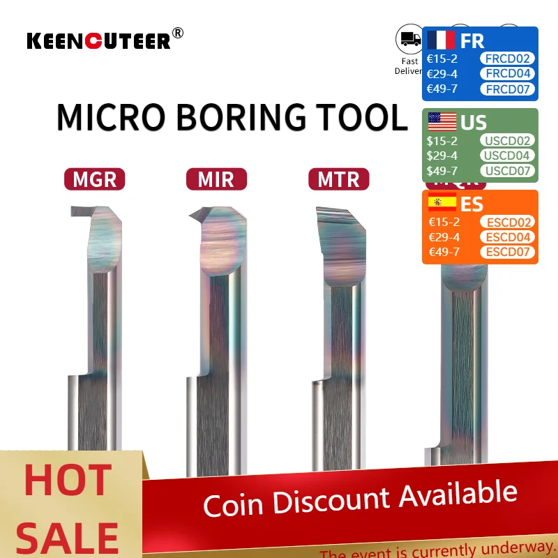 

Сверлильный инструмент MGR мирmqr MTR с маленьким отверстием для резки резьбы, копировальный закалочный карбидный микро токарный инструмент, внутренний Фрезерный резак