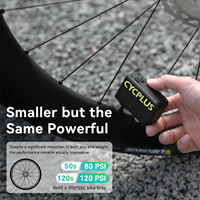 CYCPLUS AS2ULTRA Mini Portable Electric Pump for Bicycle Cordless Tire Inflator Presta Schrader 120PSI Cycling Bike Accessories