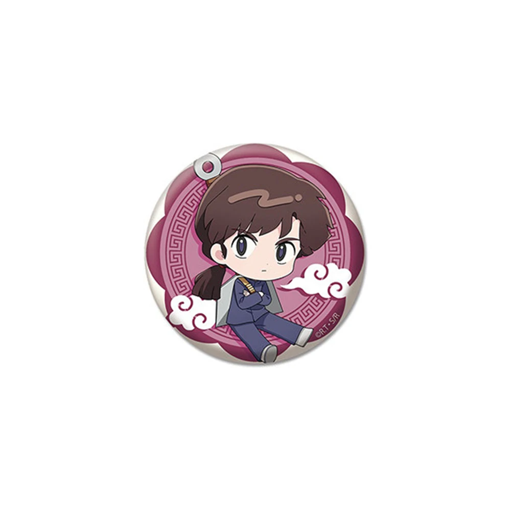58mm Anime Ranma ½: Nightmare! Incense of Spring Sleep Cosplay COSTUME Badge Pin SPTE Tinplate Brooch﻿ Prop Gilf