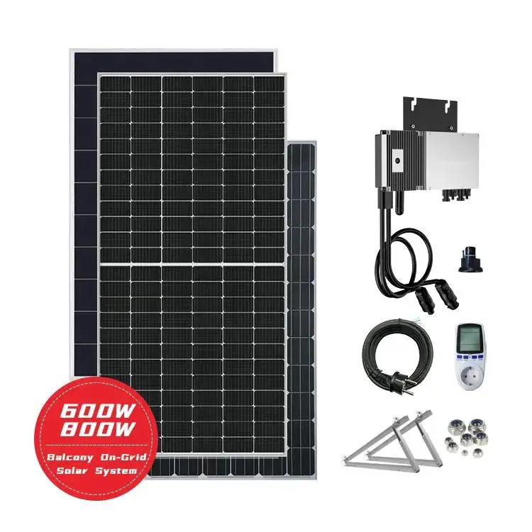 Power Plant 800W Balcony Solar System with Micro Inverter