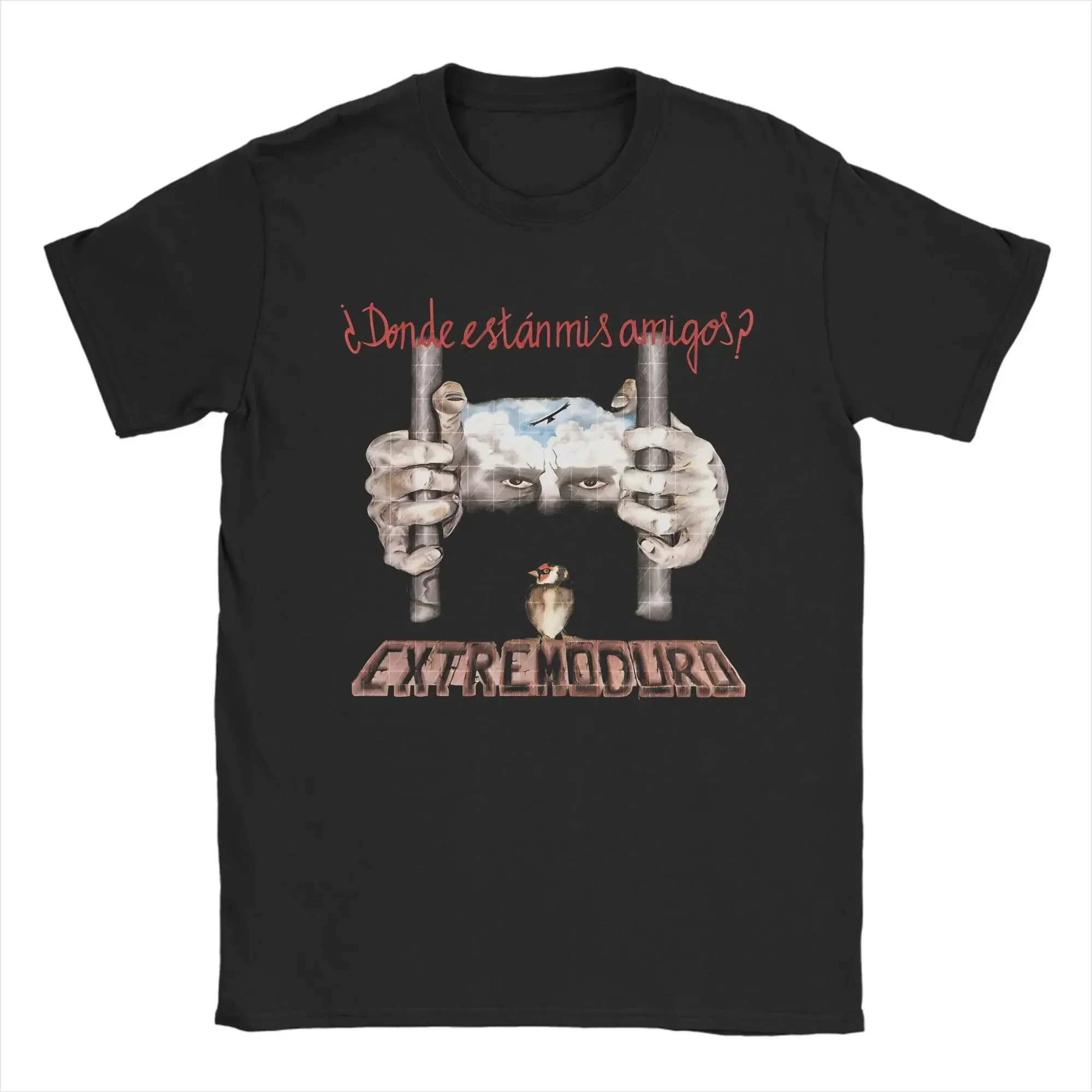 Customization Rock Legend! Extremoduro Where Are My Friends Merch Unisex T Shirts Pure Cotton Tee Graphic Print Tops T-shirt