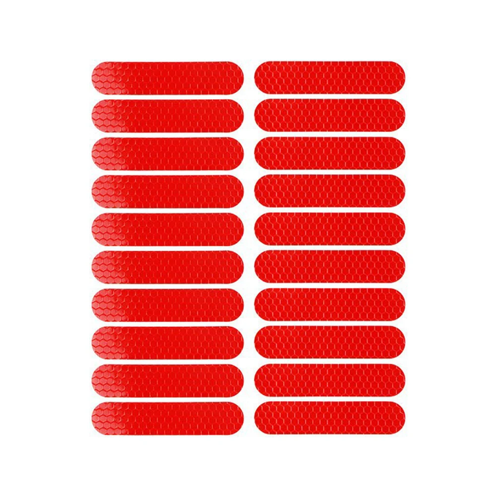 

20pcs Reflective Sticker Electric Scooter Sticker Decoration For-Xiaomi Pro Electric Scooter Night Safety Reflective Film