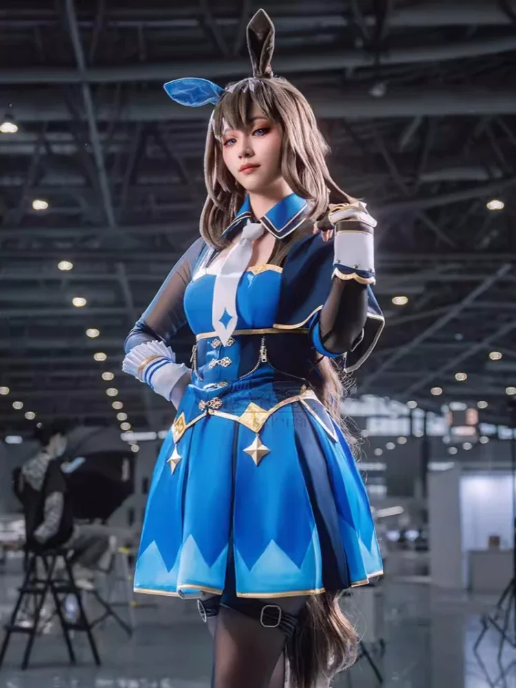

Fashion Umamusume: Pretty Derby Admire Vega Cosplay Costume Women Dress Costumes Role Play Clothing Carnival Finals Suit Stock