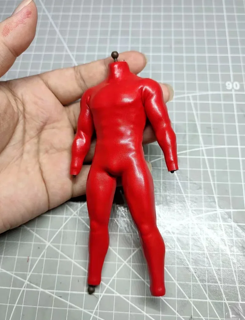 1/12 Scale Soldier Red Jumpsuit Model for 6\'\'vtoys