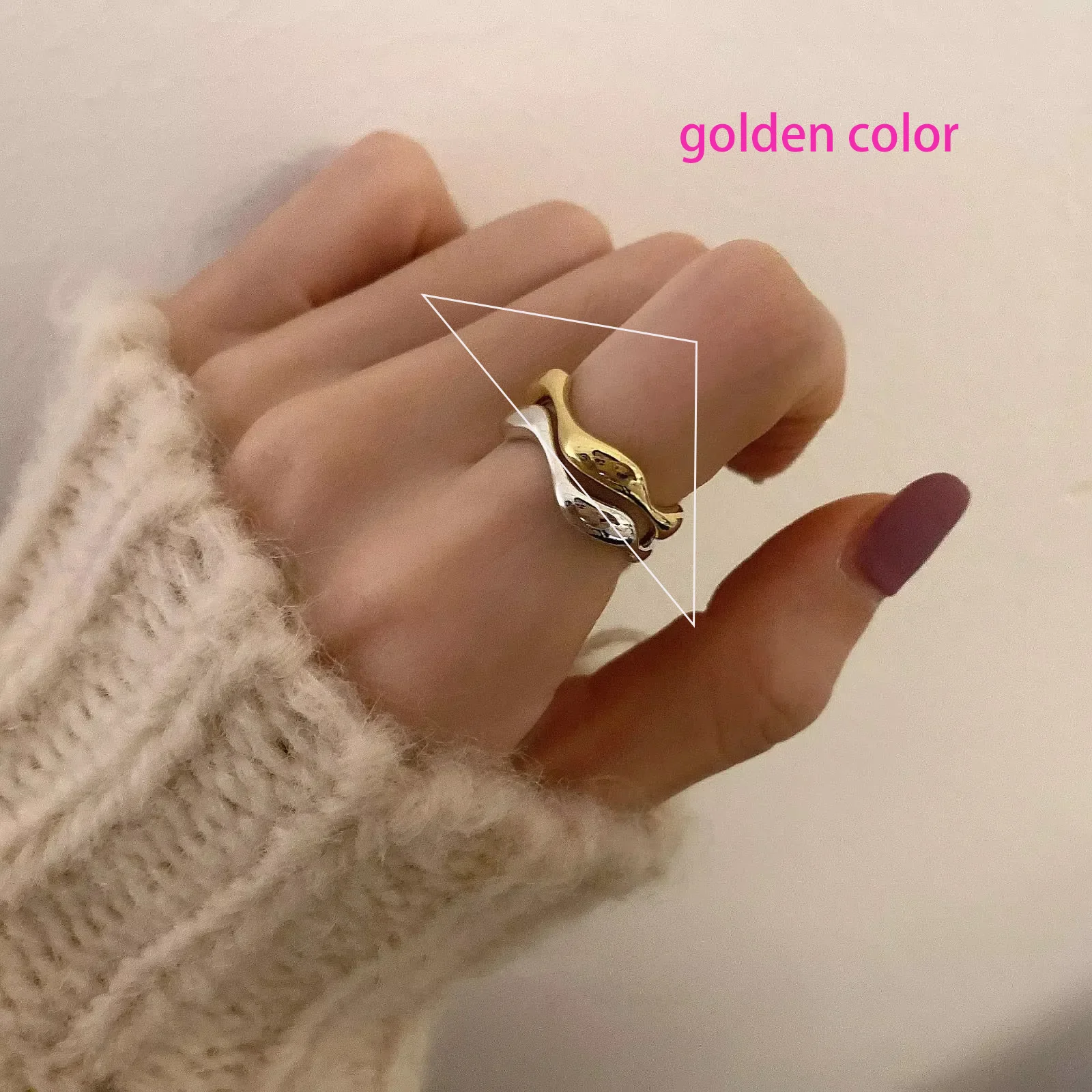 New 925 Sterling Silver Adjustable Stackable Vintage Ring, Gift for Her