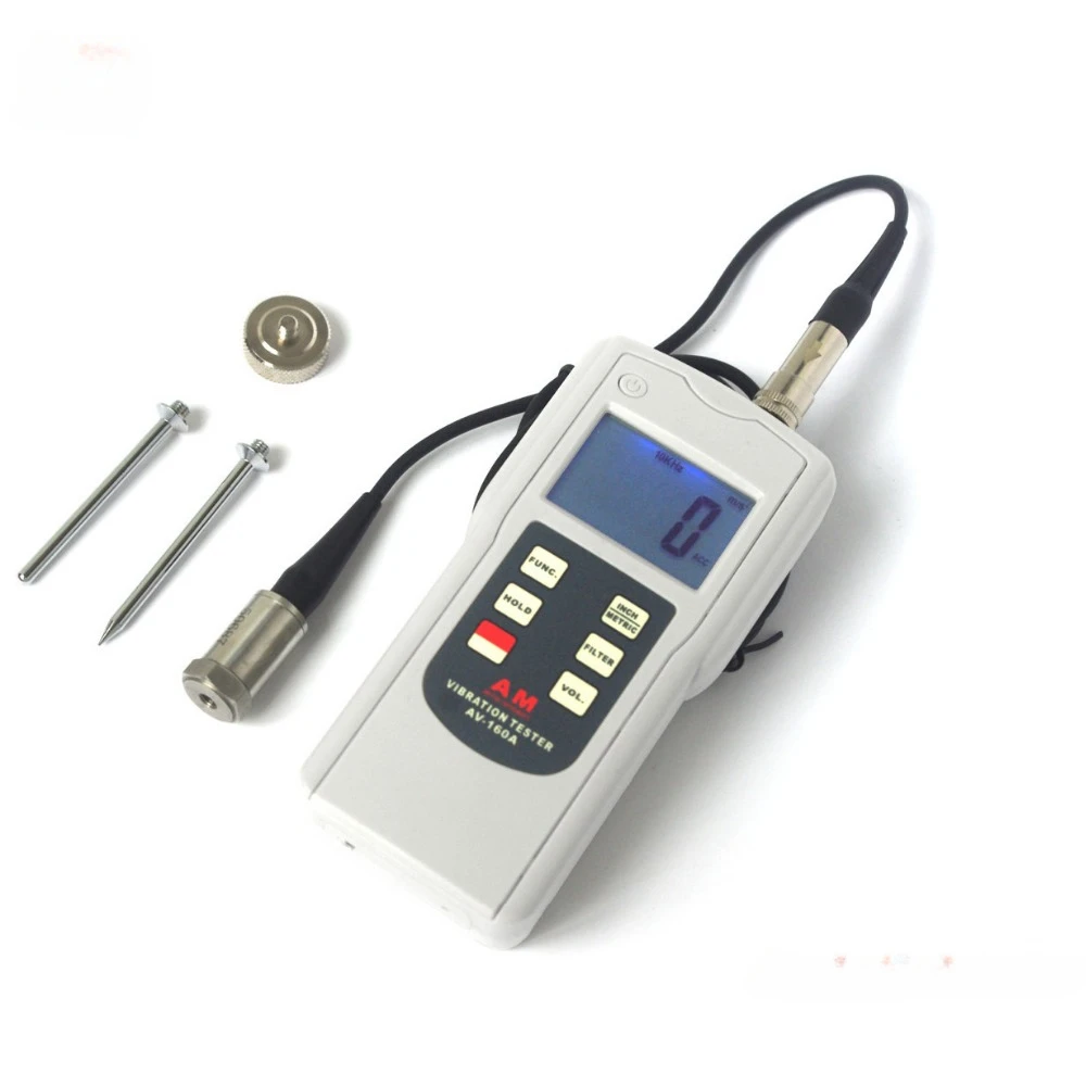 Portable Vibration Tester AV-160A AV-160T Testing Machine Displacement Velocity Acceleration for Moving Mechanical Detect