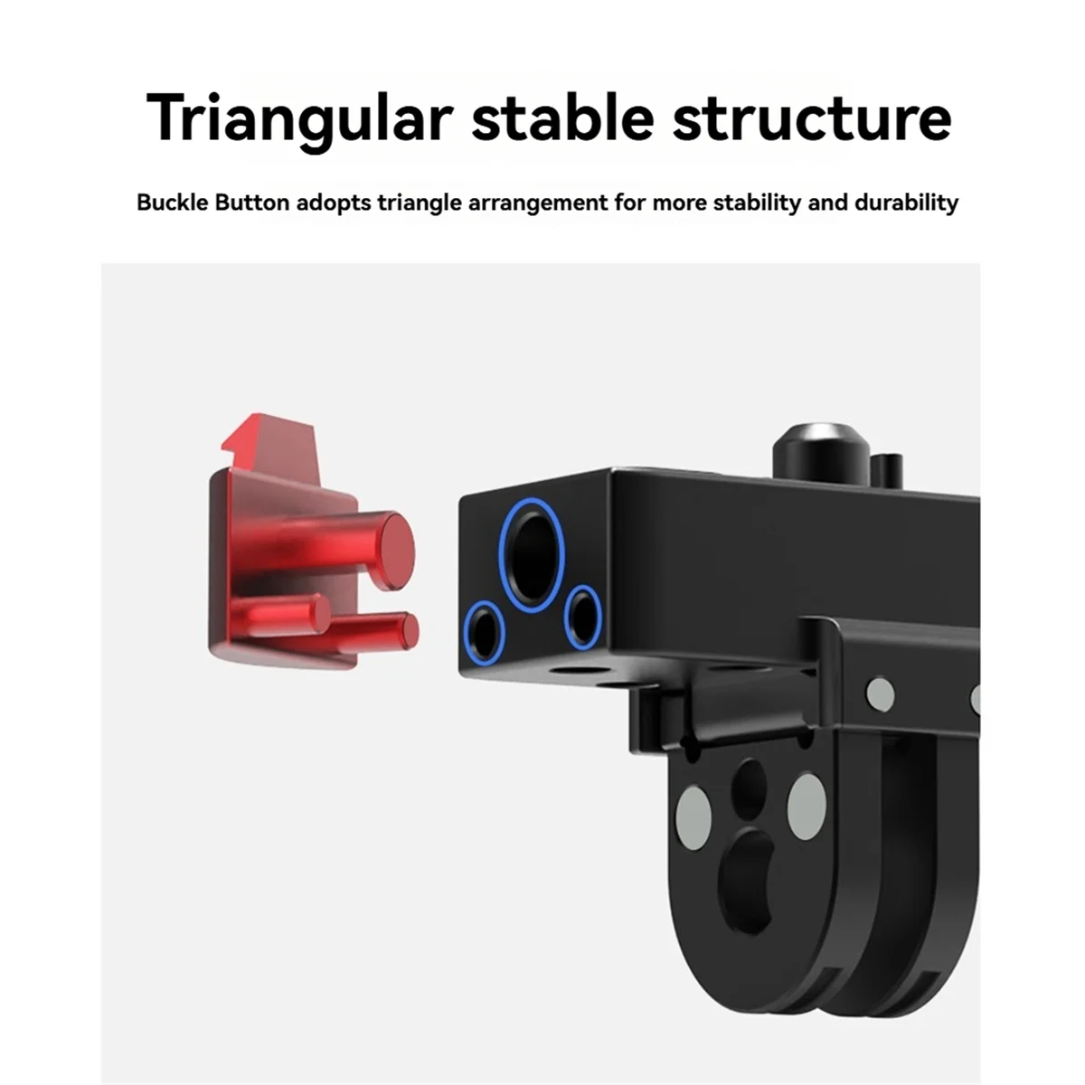 A07I Metalen magnetische snelsluiting voor Hero 13-extensie Mount Adapter Houder Beugelaccessoires