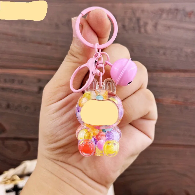 1PCSNew سلسلة المفاتيح الصغيرة الكرتون الإبداعية ثلاثية الأبعاد دمية الطلاب المدرسية قلادة سيارة مفتاح سلسلة النساء الرجال يعرض 2025