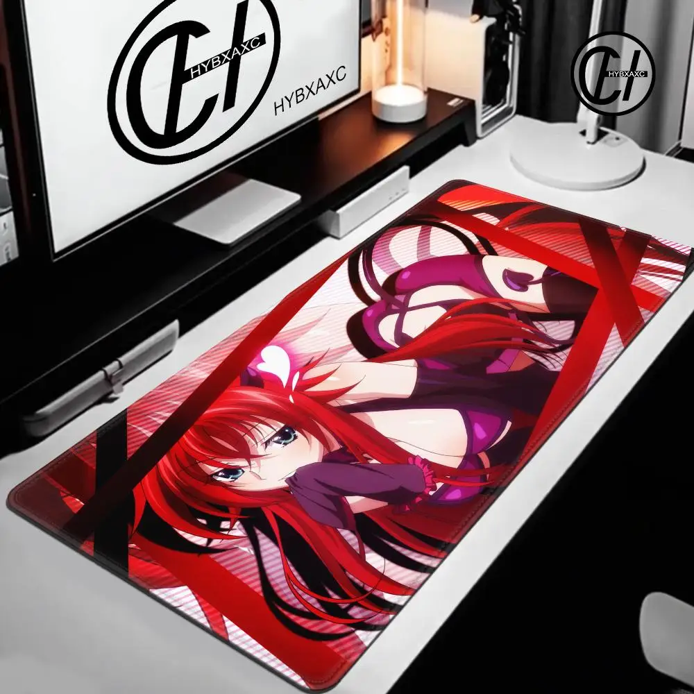 Anime Girl Rias Gremory High School Dxd Mousepad Large Gaming Mouse Pad LockEdge Thickened Computer Keyboard Table Desk Mat