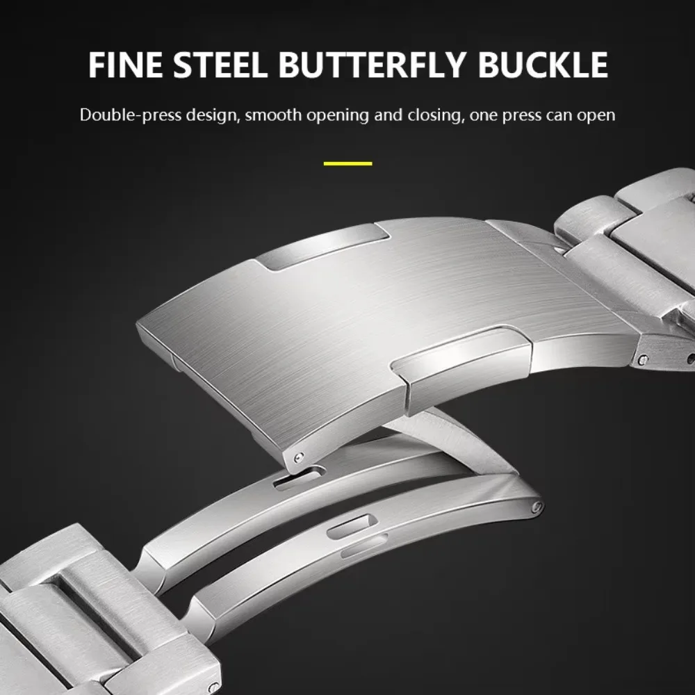 22mm Original Titanium Strap for Huawei Watch GT4/GT5/Pro 46mm Quick release Butterfly buckle Bracelet for Huawei Watch GT5 Band