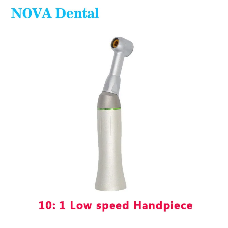 Dental Tool C5-12 10:1 Reciprocating 90º Contra Angle Handpiece Push Button Low Speed Comp atible with Dentistry E-Type Motors