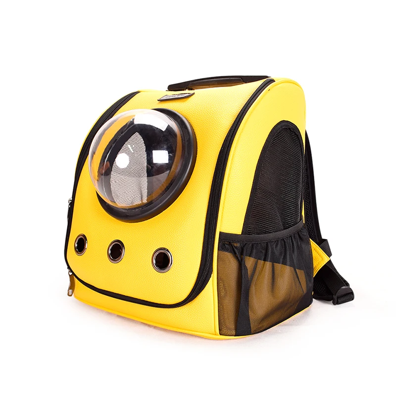 Stylish PU Waterproof Pet Cat Strap Backpack