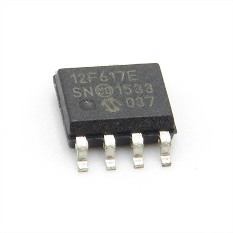 

2PCS PIC12F617-E/SN , Device marking:12F617ESN , SOP-8 ,8-bit Microcontroller IC 8-Bit 20MHz 3.5KB FLASH , New Original In Stock