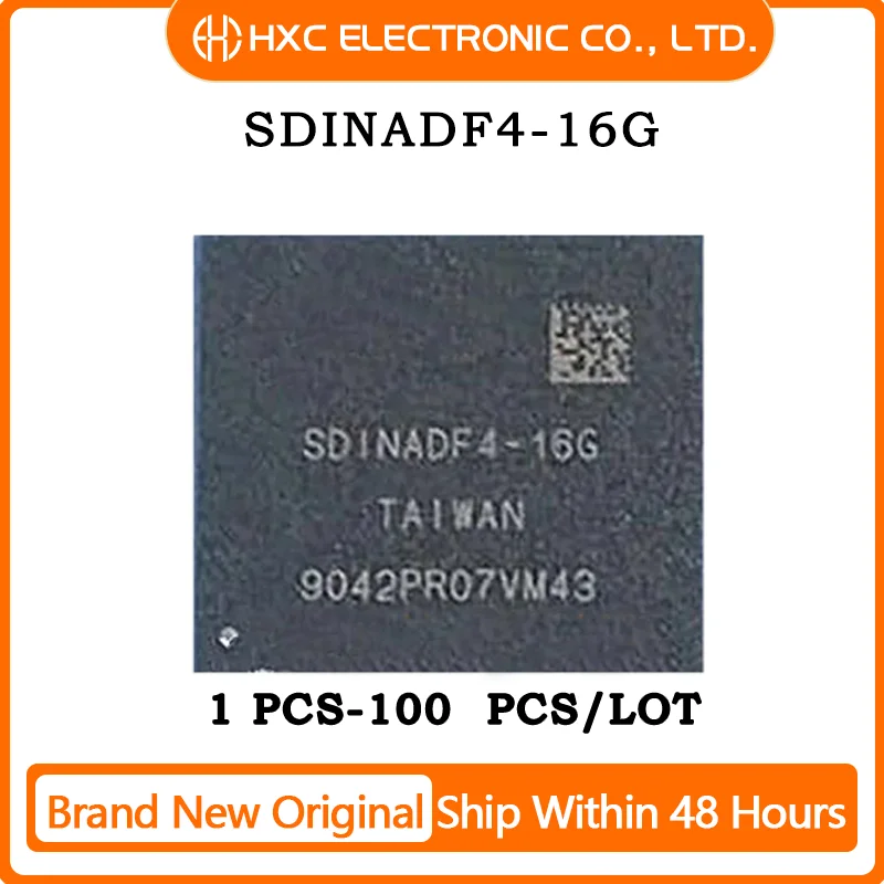 1PCS/10PCS/50PCS/100PCS SDINADF4-16G SDINADF4 BGA153 Brand New Original IC Chip