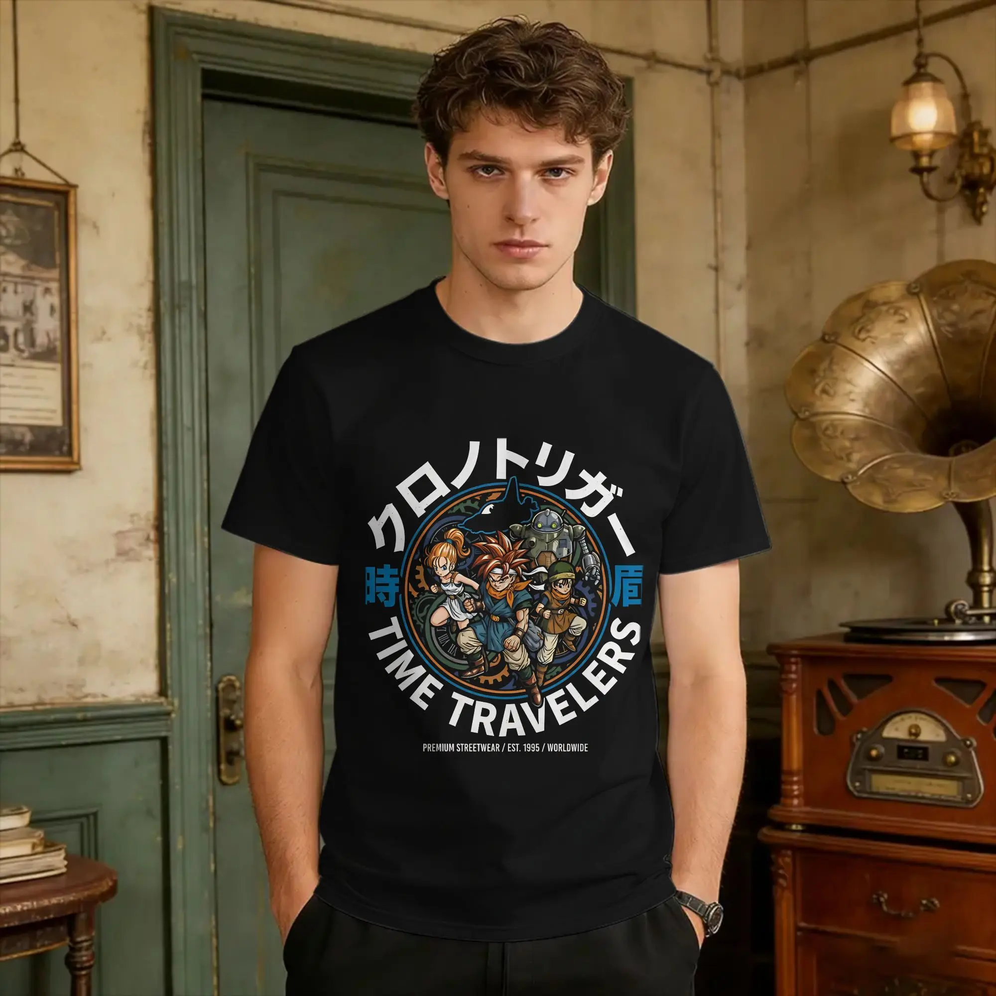 Chrono Trigger Gaming Graphic Tee  T-Shirt Summer  Vintage T-Shirts Cotton Harajuku Tshirt For Men's Print Tees