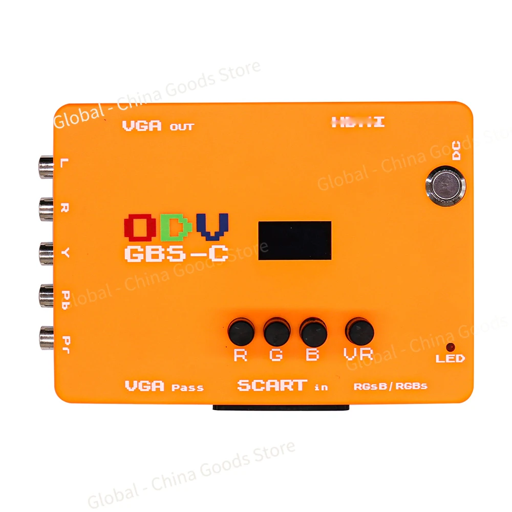ODV-GBS-C AIO OSSC Control RGBS/YPBPR/RGBHV a VGA/HDMI Compatible con Adaptador convertidor de vídeo de baja resolución consola de juegos Retro