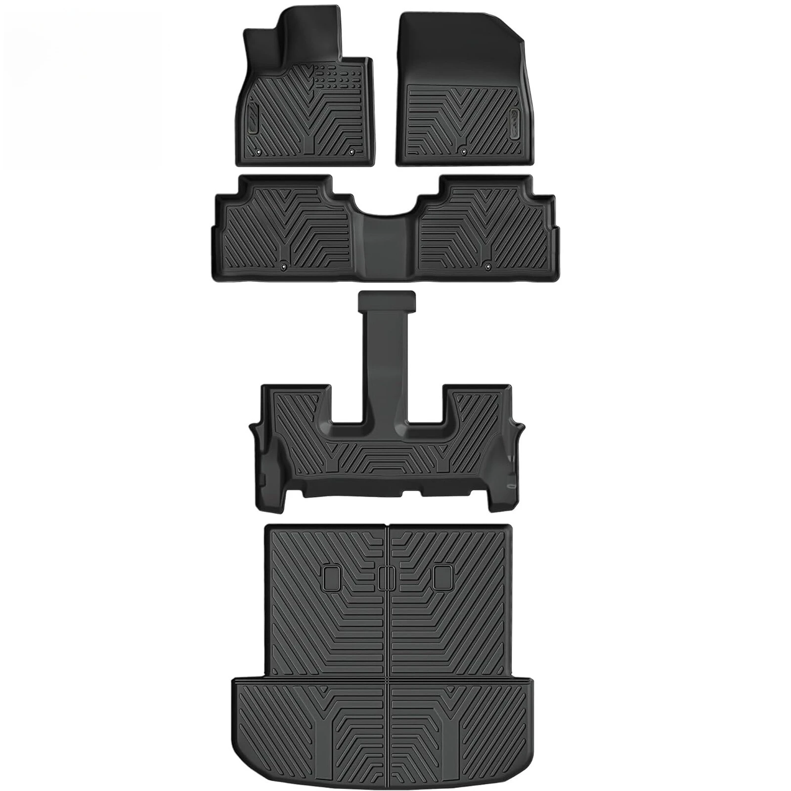 

Комплект 3D-ковриков (3 ряда) для пола, багажника и спинок сидений для Hyundai Palisade 2020-2025