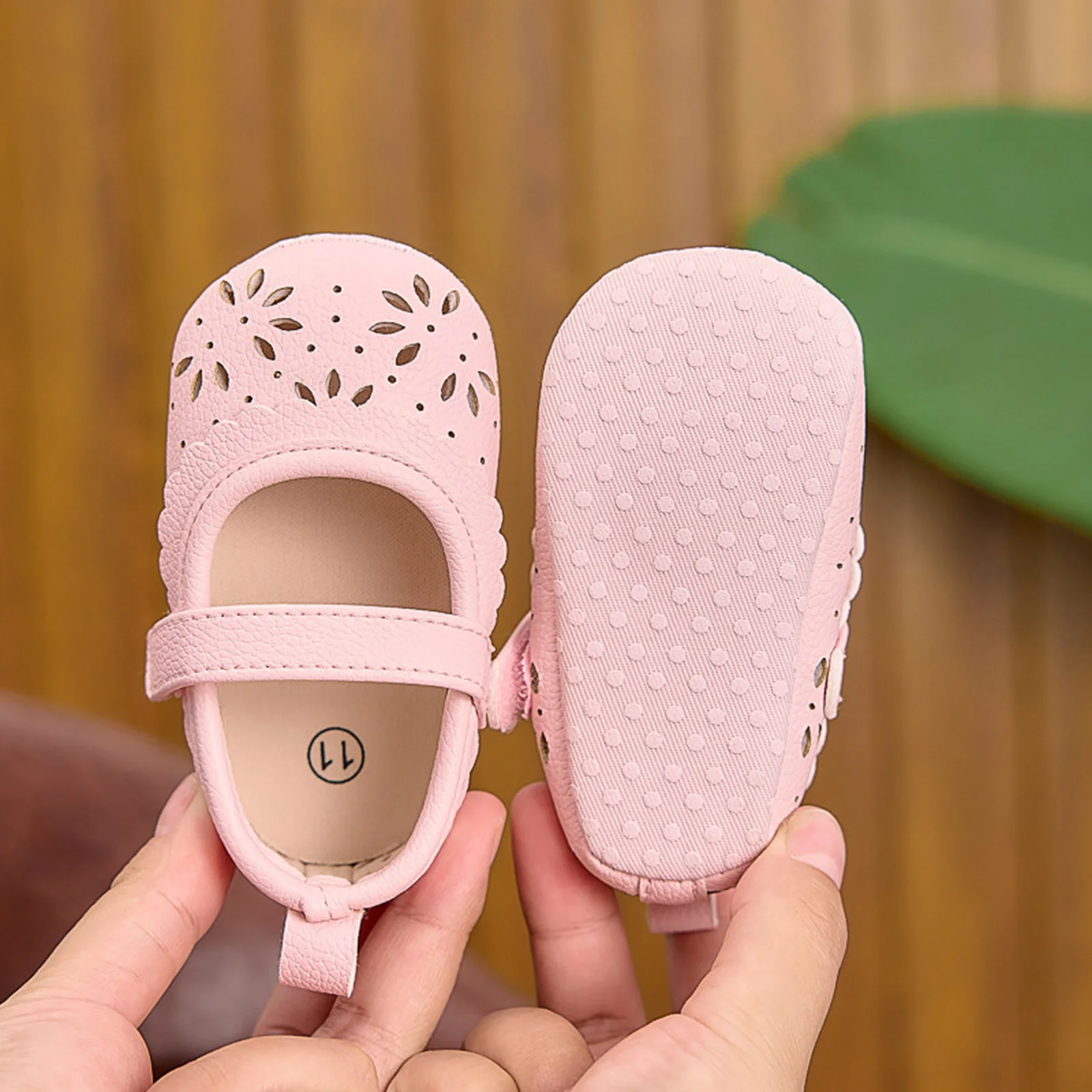 

Туфли Мэри Джейн на плоской подошве для маленьких девочек, милые прогулочные туфли принцессы из искусственной кожи с мягкой нескользящей подошвой