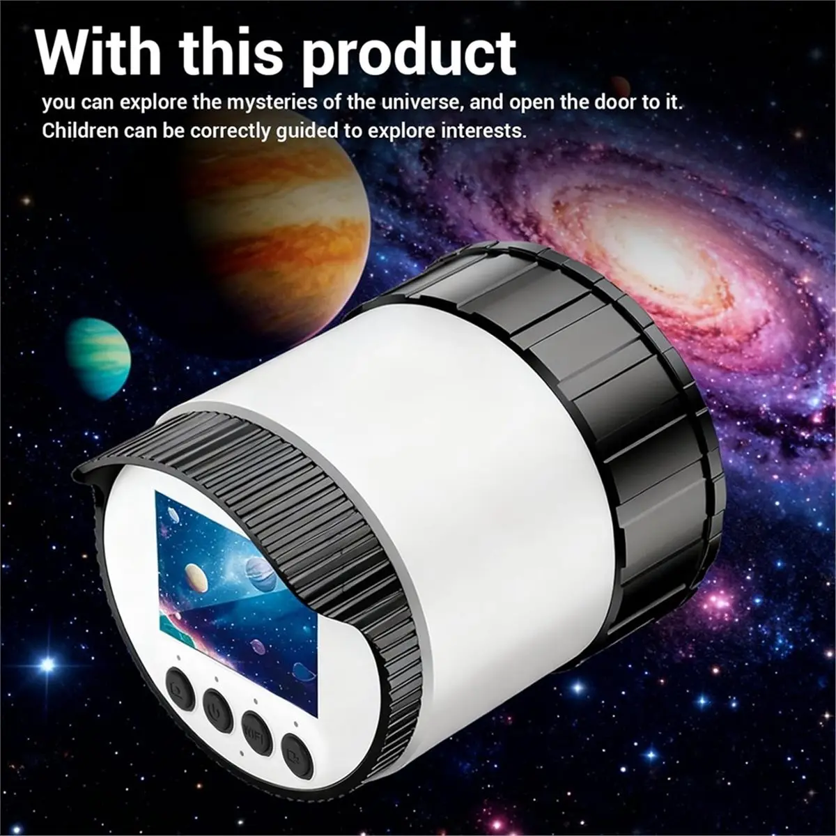 DT75BG WiFi Telescope Camera, 2K HD Video Digital Eyepiece Telescope Microscope for Astrophotography, Birds Watching