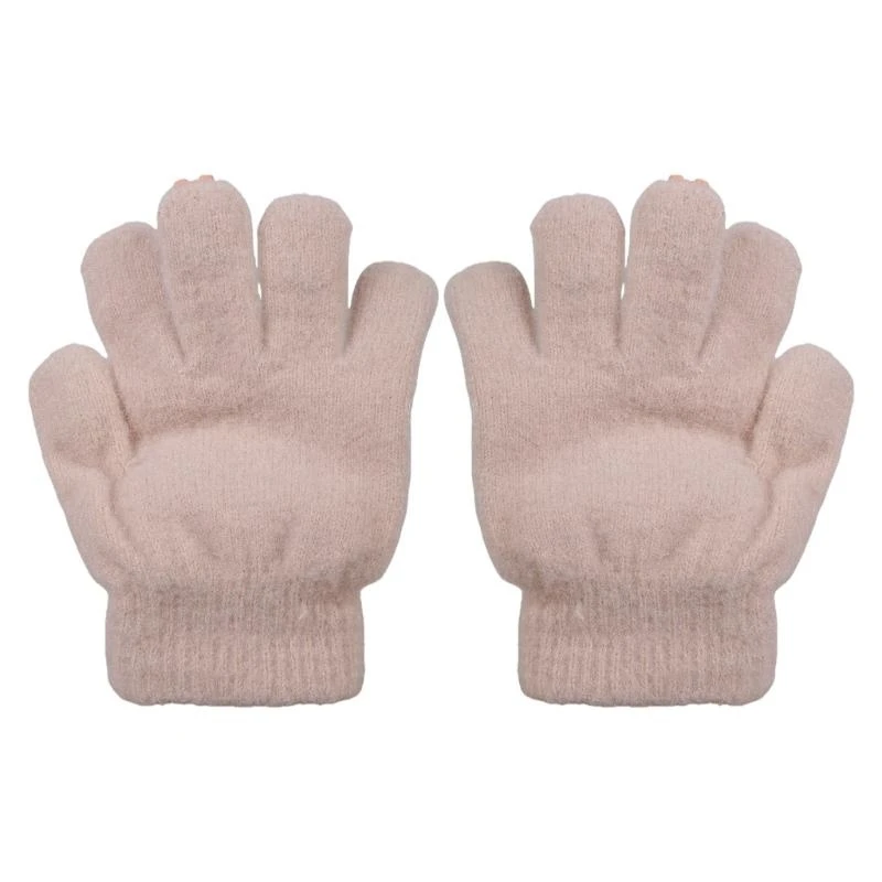 Plush Gloves For Kids Soft Warm Winter Accessories With Animal Design And Lightweight Y166