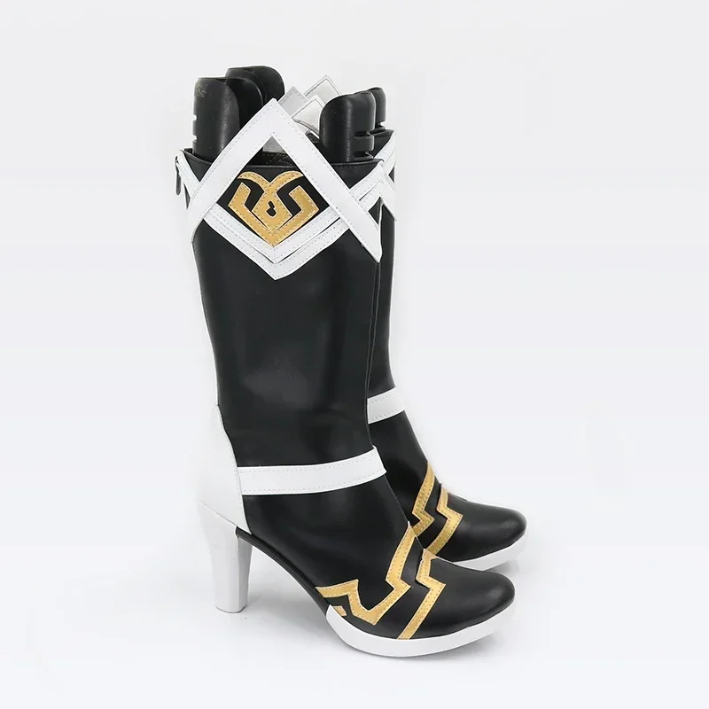 Gioco Honkai Impact 3 Li Sushang Scarpe Cosplay Stivali di Carnevale di Halloween Cosplay Prop Scarpe in pelle PU su misura