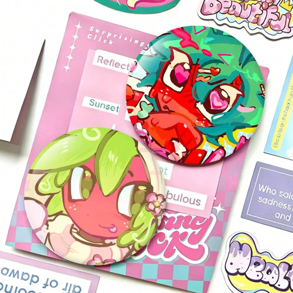 

Sprout D-Dandys W-World Badges 25 32 44 58 75 mm Round Fans Collect Friends Gifts Brooch Souvenir