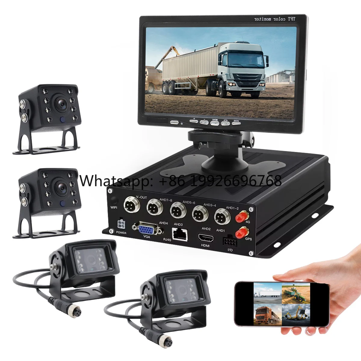 

YWX High Quality 4CH WiFi WLAN Function MDVR 4G GPS Vehicle DVR H 264 for Truck Vehicle Bus Car