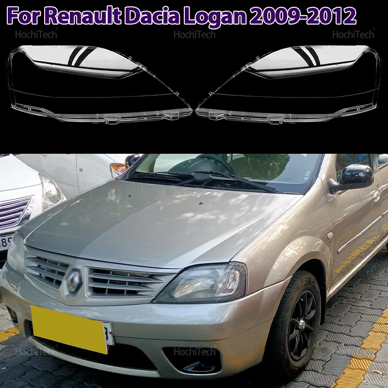 

Front Headlamp Cover Headlight Shell Transparent Lampshade Lens for Renault Dacia Logan L90 U90 F90 2009 2010 2011 2012