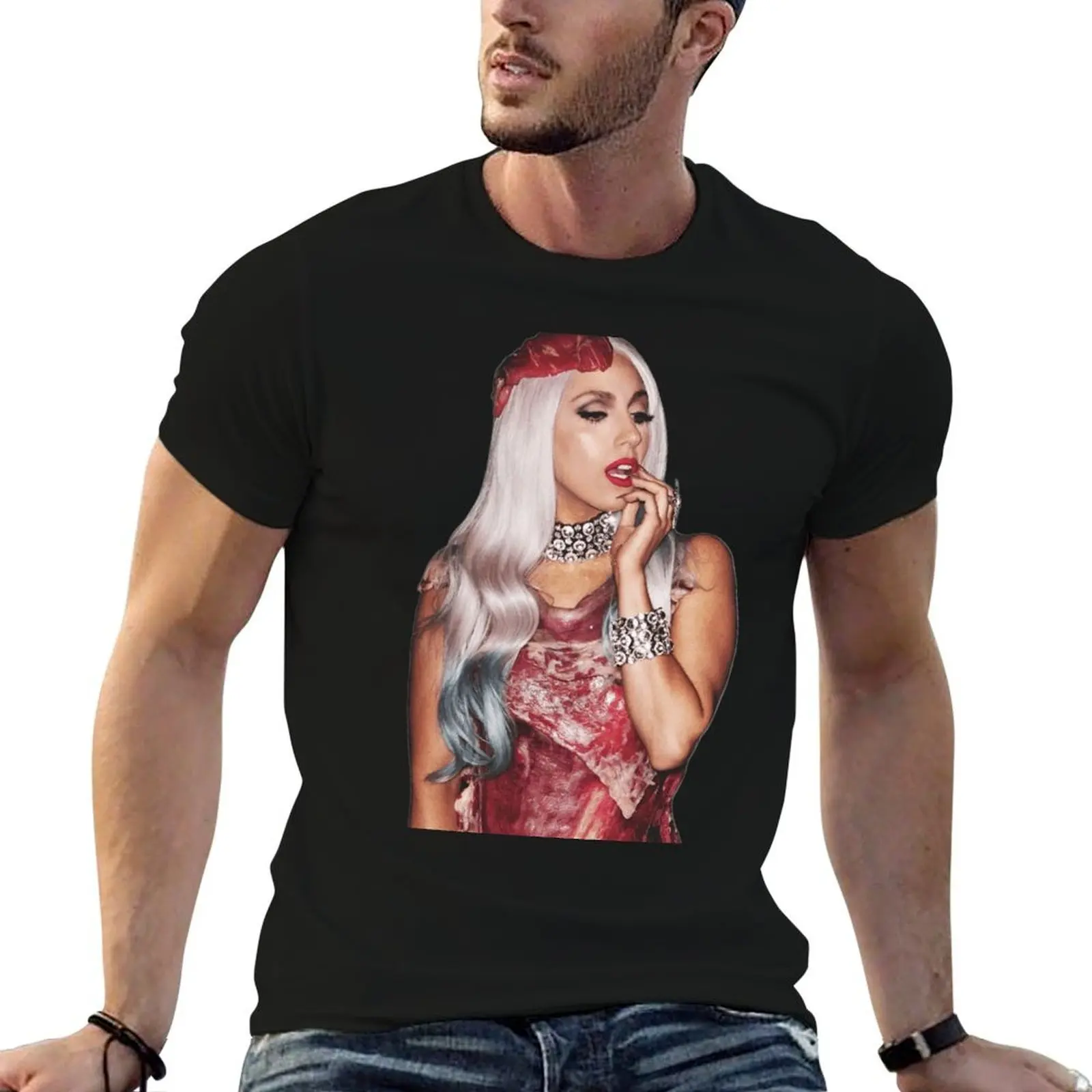 

Gaga T-Shirt t shirt man casual man t shirts cotton T-Shirt