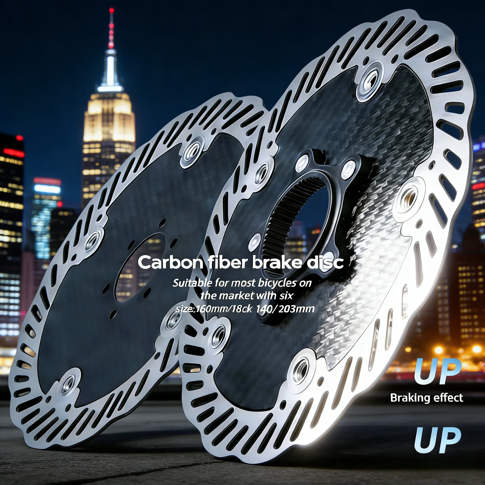 

Anti-Warp Carbon Steel MTB Brake Rotor | 140/160mm Centerlock Floating Disc with High Heat Dissipation