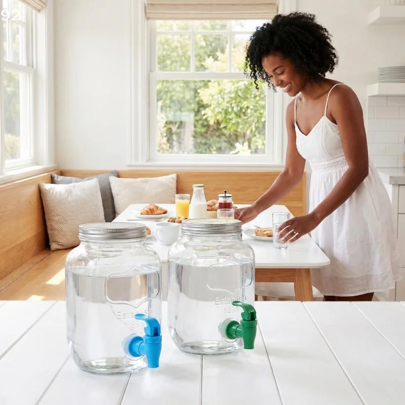 

Кран для стеклянных бутылок, банок, бочек, резервуаров для воды, 1/5 шт., герметичный, 17 мм, из полипропилена, с фильтрующим клапаном для диспенсера